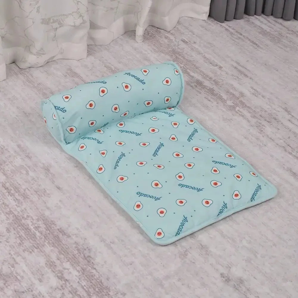 Summer Pet Cooling Mat . Soft Breathable Cooling Pad for Dogs & Cats