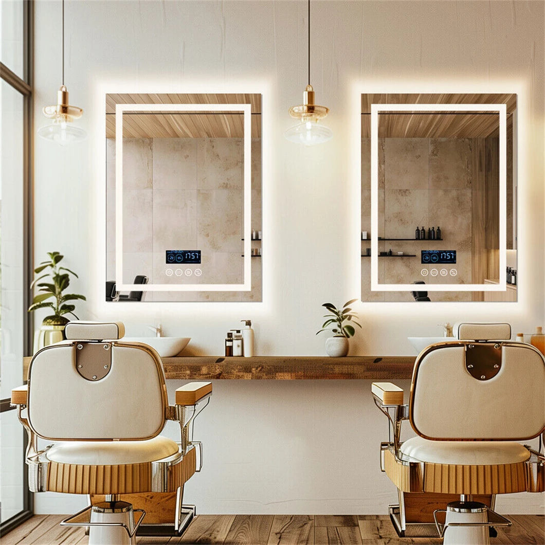 Smart LED Bathroom Mirror Bluetooth Speaker Backlit