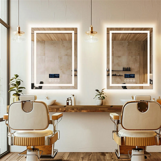 Smart LED Bathroom Mirror Bluetooth Speaker Backlit
