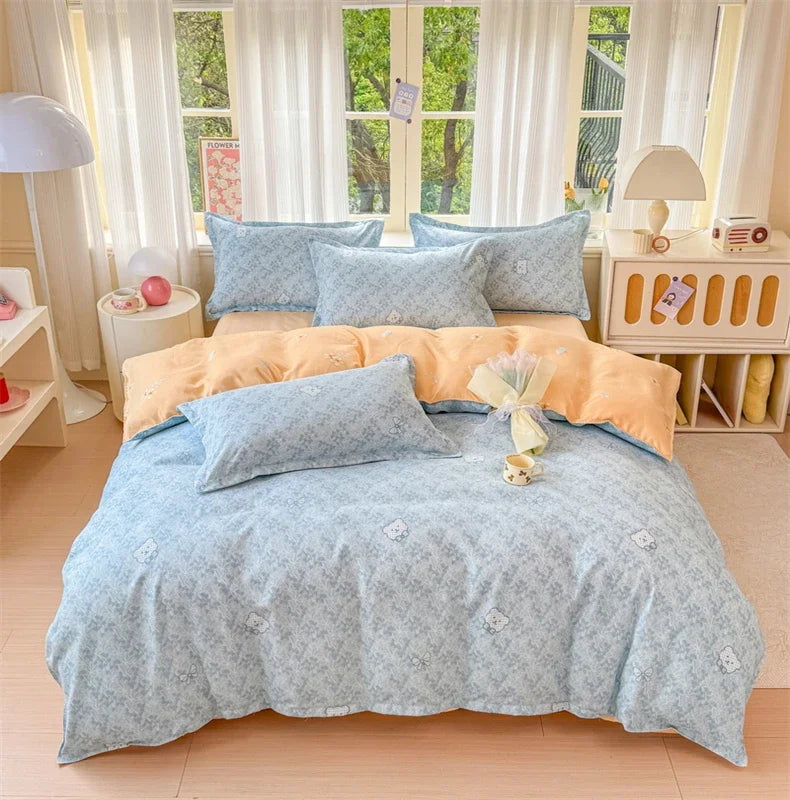 Printed Comforter & Duvet Bedding Set