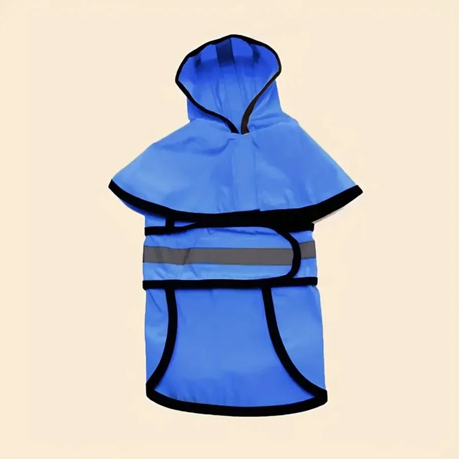 Keep Your Pet Dry And Comfortable - Adjustable Waterproof & Windproof Dog Raincoat!\';[