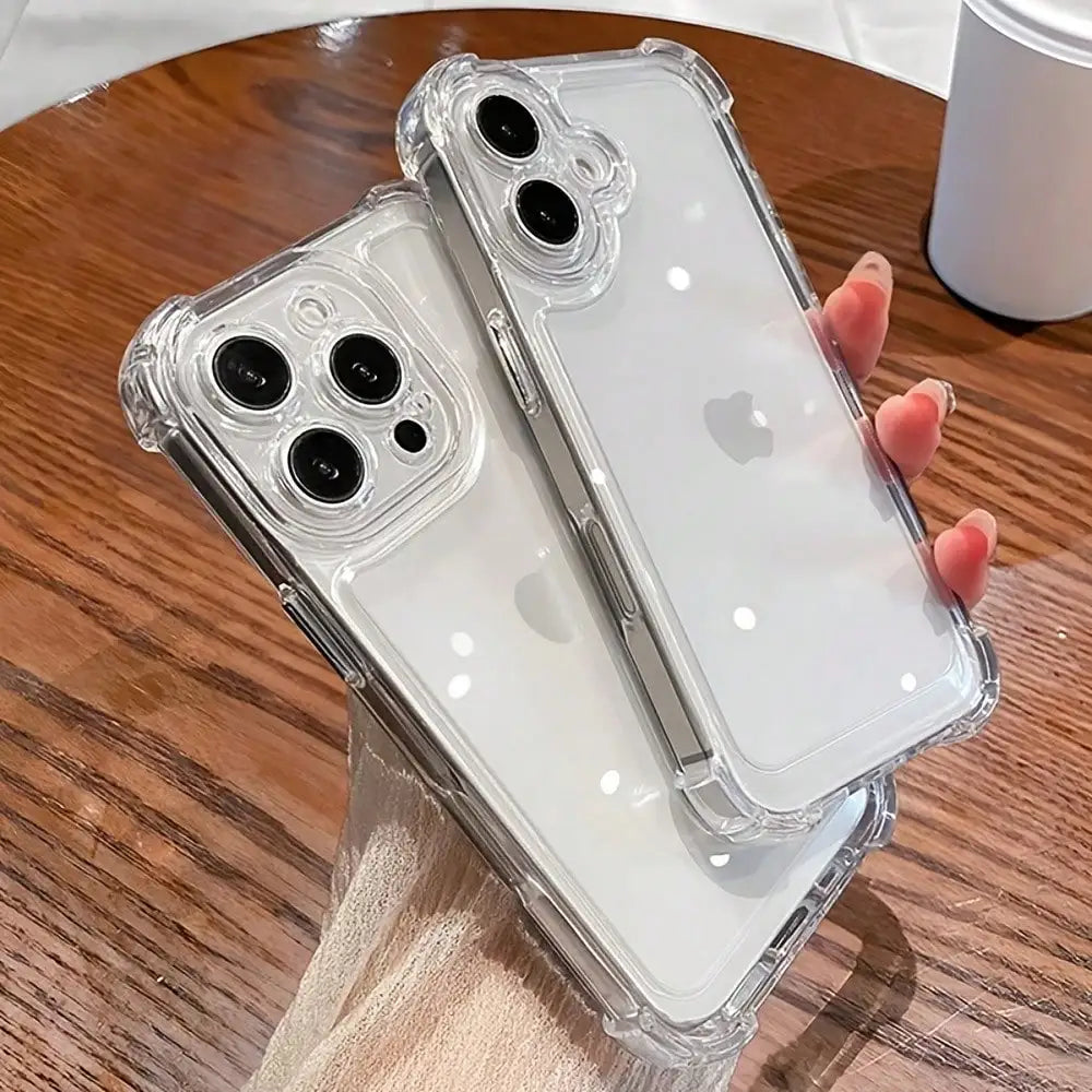Soft Transparent TPU Protective Phone Case.Shockproof Clear Cover