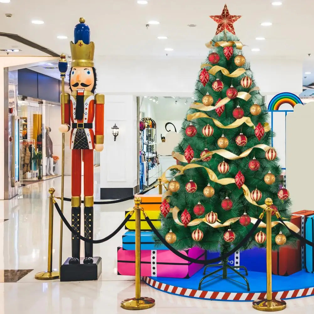 7FT Simulated Pine Needle Artificial Christmas Tree .Full Shape Holiday Tree for Indoor & Seasonal Décor