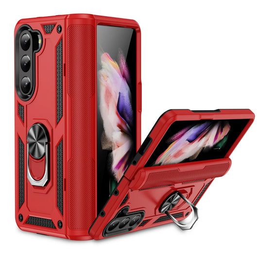 Samsung Z Fold Armor Case. Heavy Duty Kickstand Protective Cover