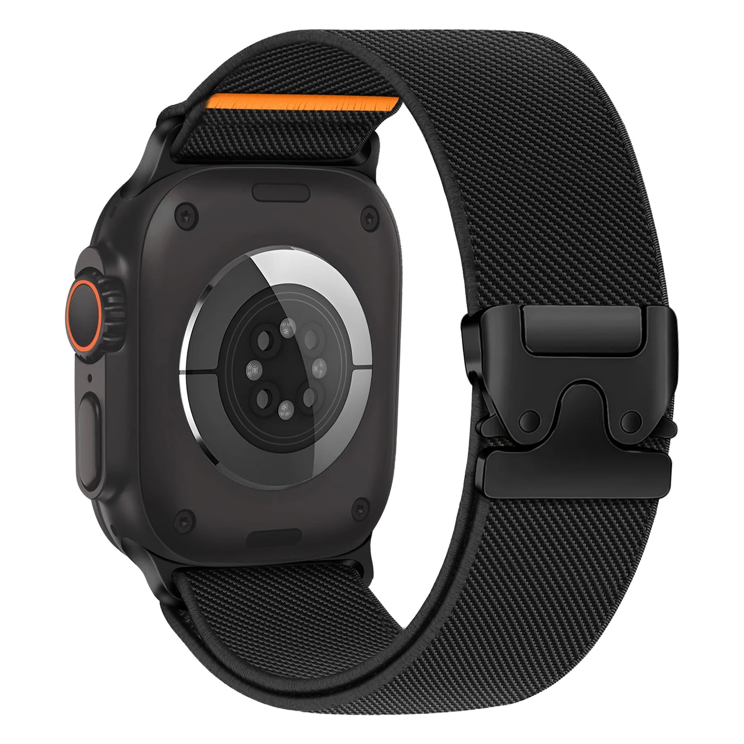 Parachute Nylon Apple Watch Band .Rugged Adjustable Strap Compatible with 40mm–49mm Models