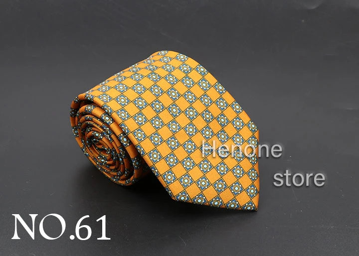 Luxury Floral & Paisley Men’s Silk Necktie .Wedding & Business Tie