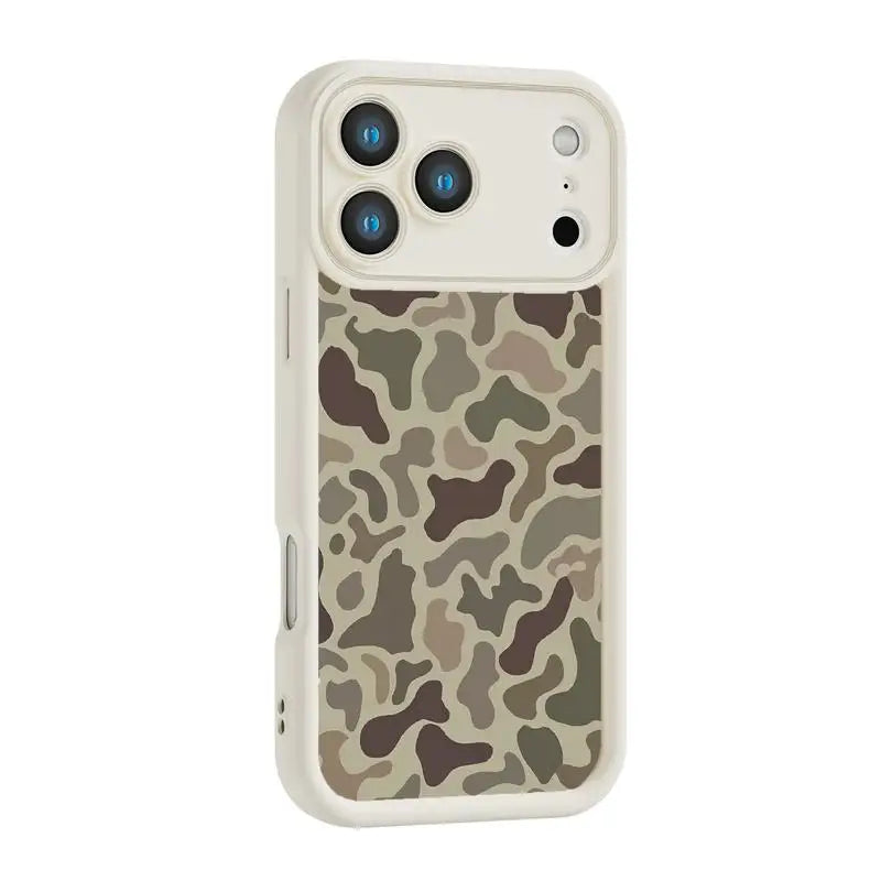Camouflage Protective Phone Case for iPhone 11–17 Pro Models
