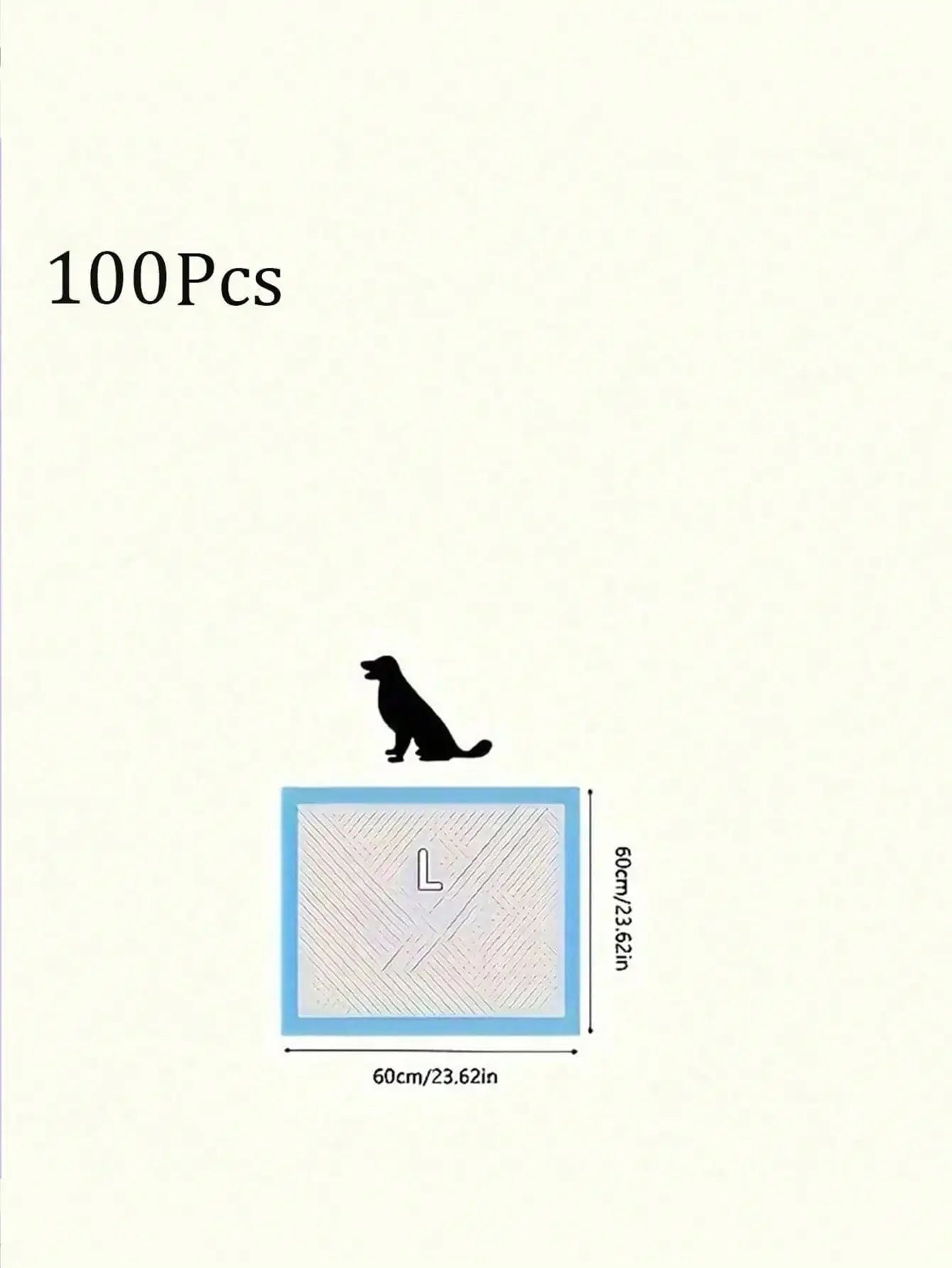 100 Pack Ultra Absorbent Puppy Training Pads