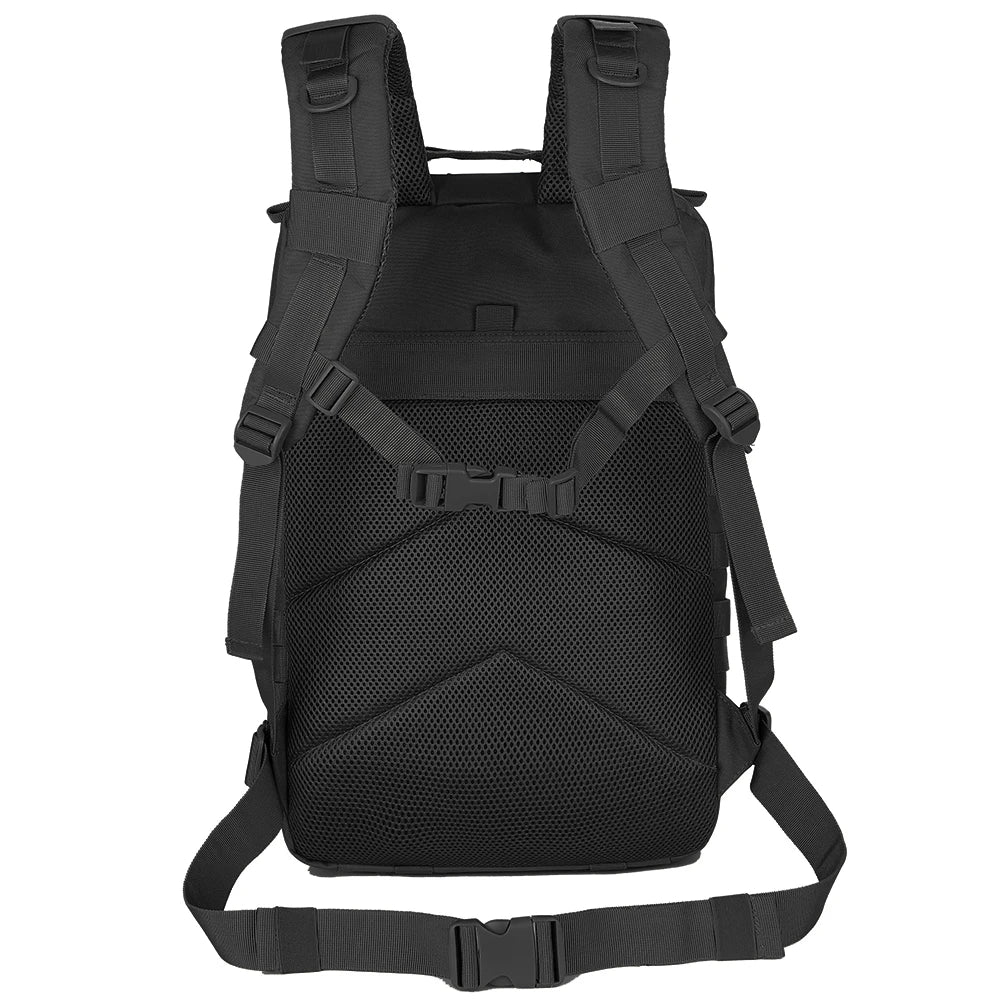 45L Tactical Hiking Backpack – Large Capacity 3-Day Outdoor Adventure Pack