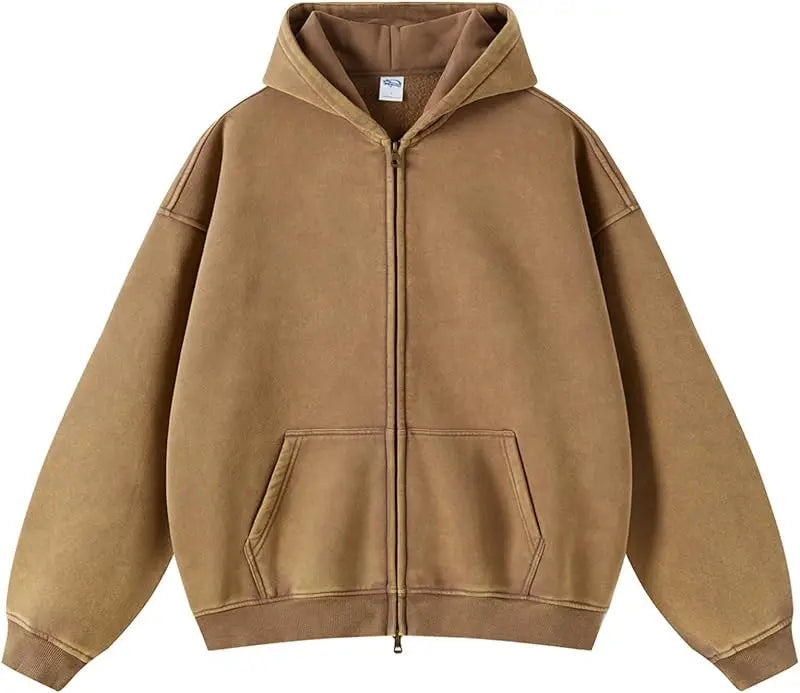 Oversized Zip Up Hoodie Jacket
