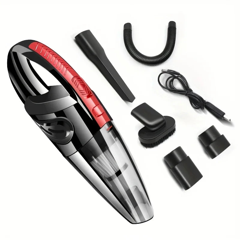 Cordless Handheld Vacuum Cleaner | Rechargeable Portable Car & Home Vacuum with Powerful Suction and Multi-Surface Cleaning