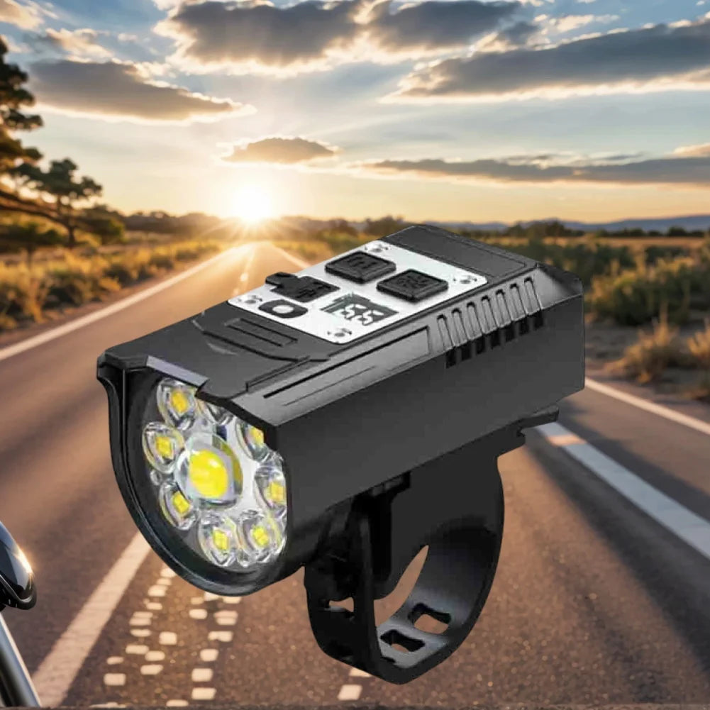 Cycling Light Super Bright Bicycle Front Light Rechargeable Bike Headlight Waterproof Bicycle Lights Flashlight Bike Accessories