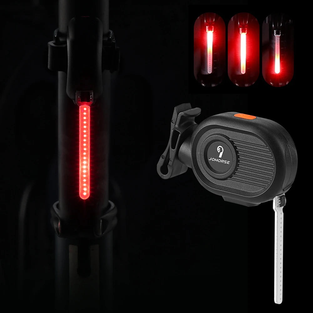 Bicycle Rear Light Running Water Pilot Lights Bicycle Taillights Night Riding Lights Safety Warning Lights Bike