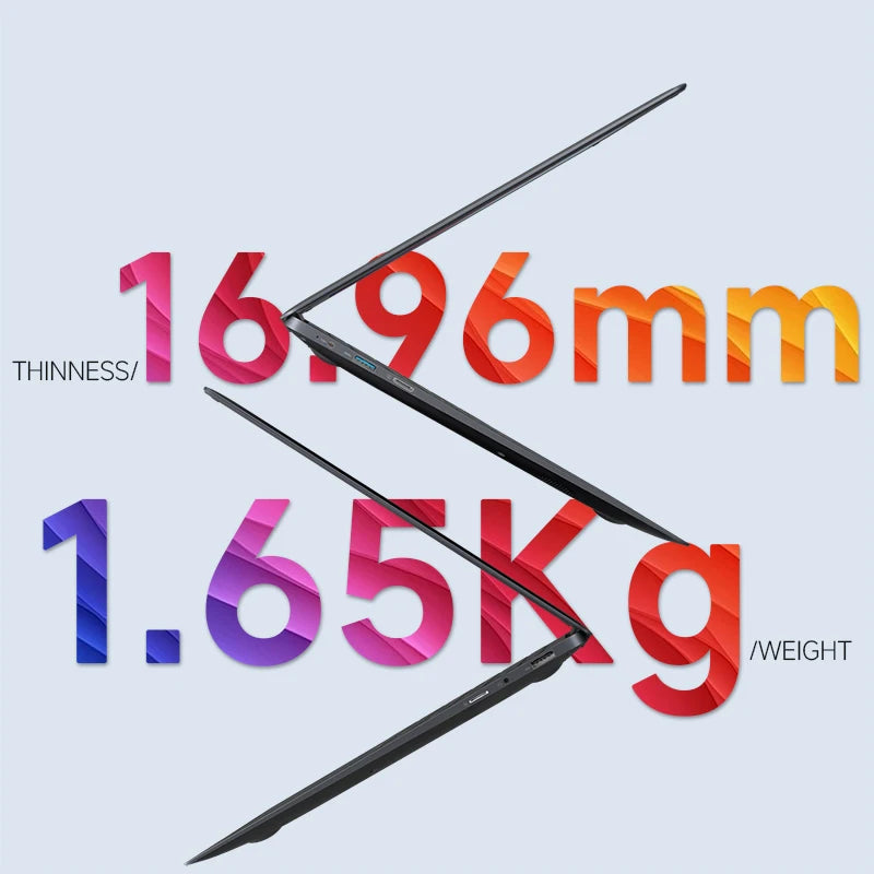 14 Inch Laptop Intel Celeron N3350 6GB RAM 64GB+256GB SSD Windows 10