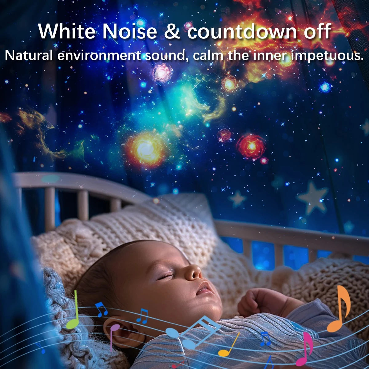 Galaxy Planetarium Star Projector – Starry Sky Night Light with Bluetooth Speaker, Remote Control & Aurora Galaxy Effects