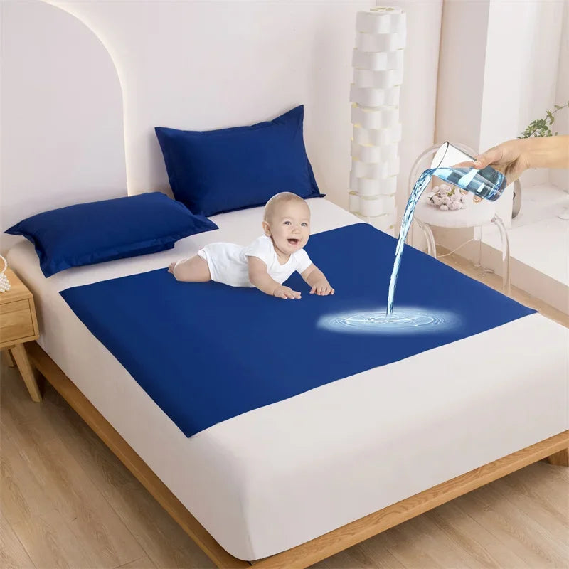 Waterproof Mattress Protector Cover. Soft Breathable TPU Bed Cover