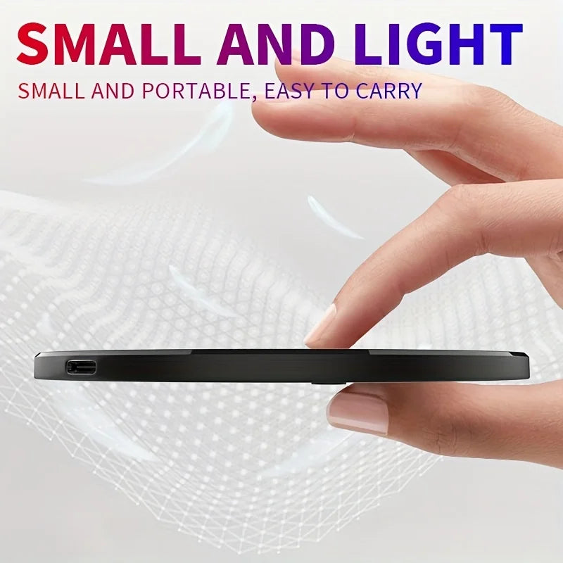 Ultra Thin Wireless Fast Charging Pad for Smartphones  Universal Qi Charging Dock