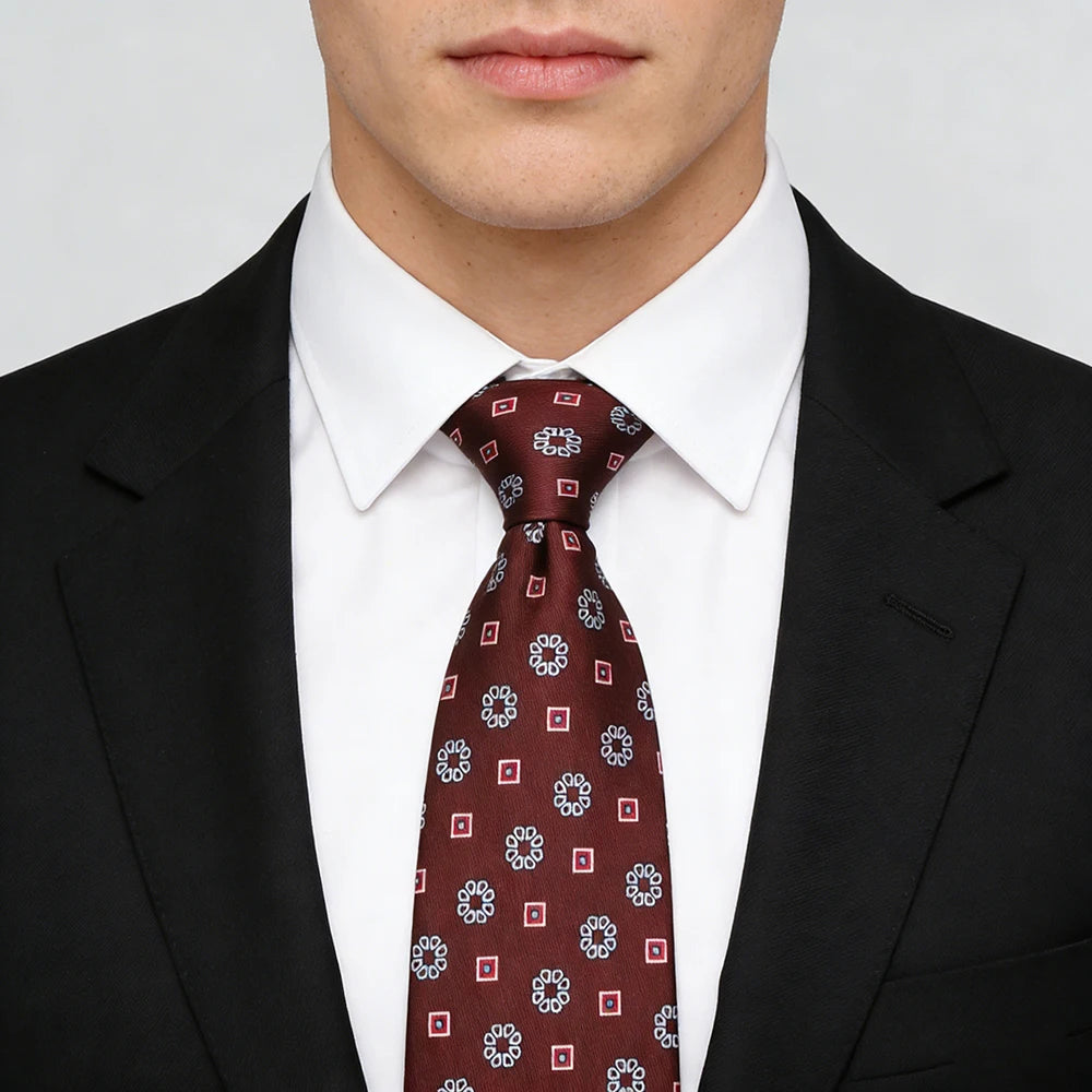 Men’s Luxury Silk Necktie .Classic Business, Wedding & Formal Dress Tie for Men
