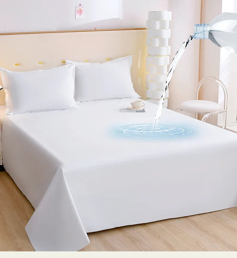 Waterproof Mattress Protector Cover. Soft Breathable TPU Bed Cover