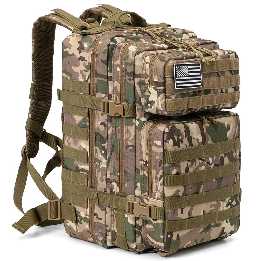 45L Tactical Hiking Backpack – Large Capacity 3-Day Outdoor Adventure Pack