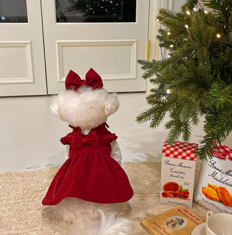 Luxury Princess Dog Dress for Small Dogs
