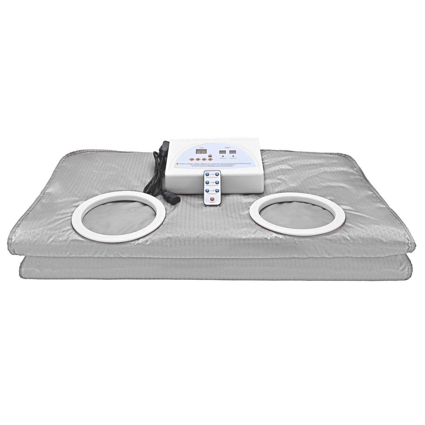 Premium 2 Zone Infrared Sauna Blanket.Portable Home Detox & Relaxation Wrap