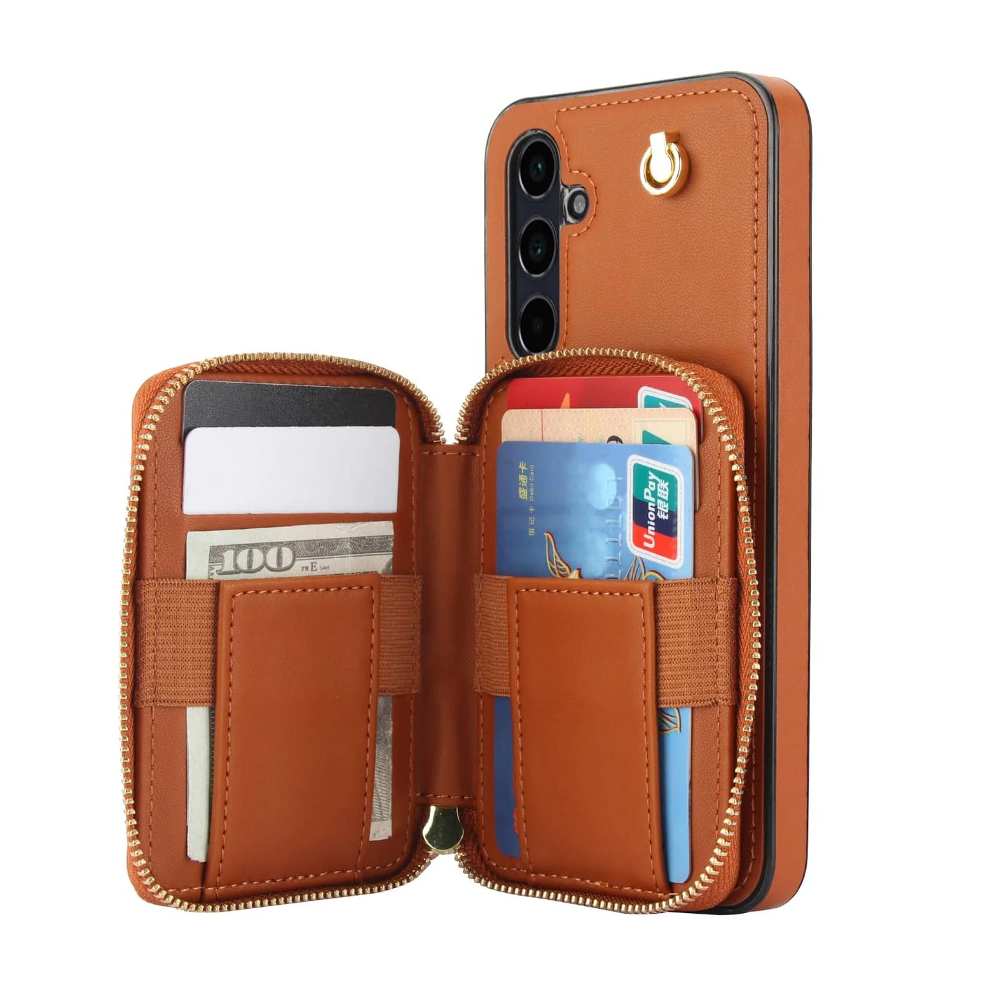Luxury Crossbody Wallet Phone Case for Samsung Galaxy &nbsp;Card Holder, Strap, Shockproof Protection