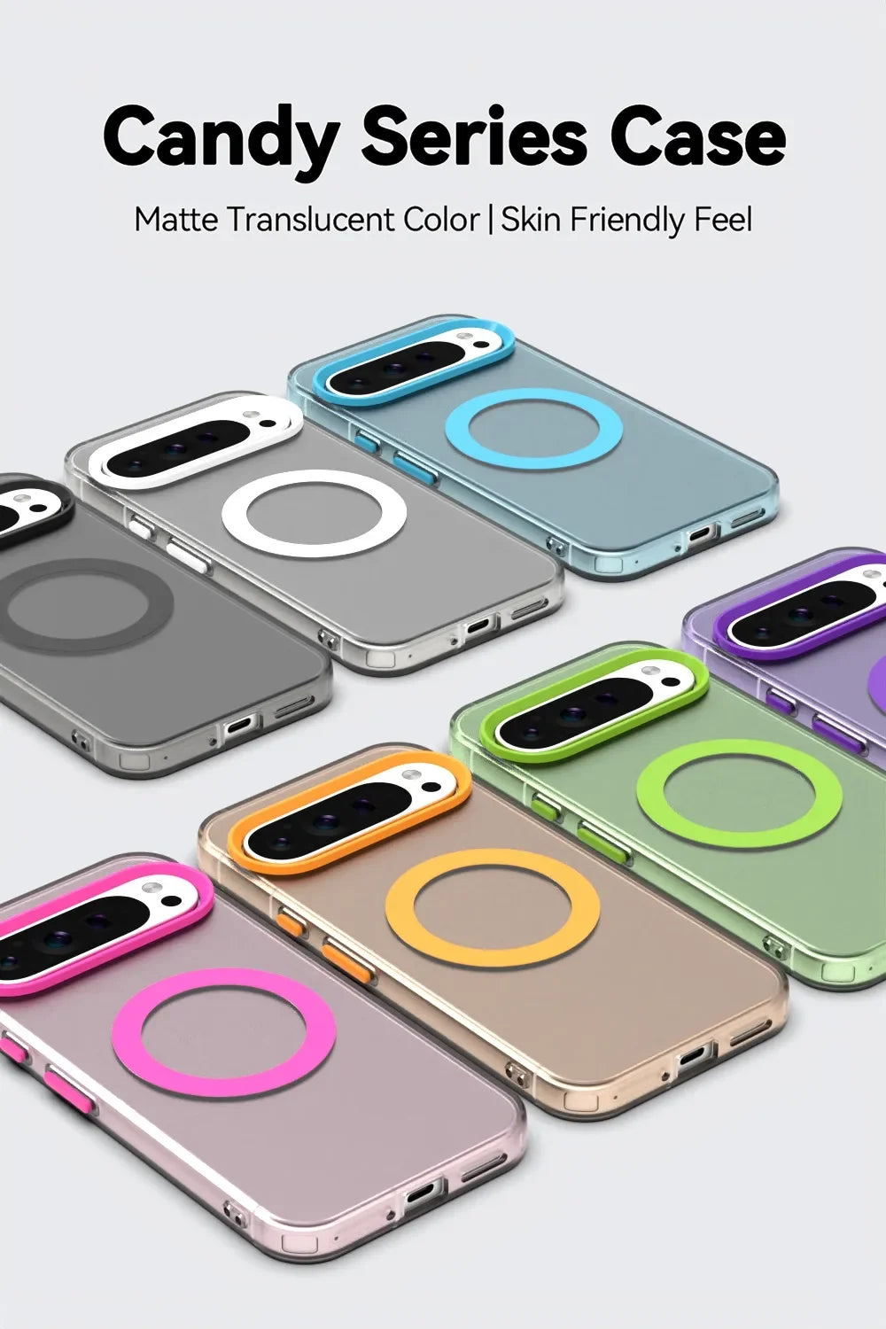 Matte Magnetic Armor Case For Google Pixel