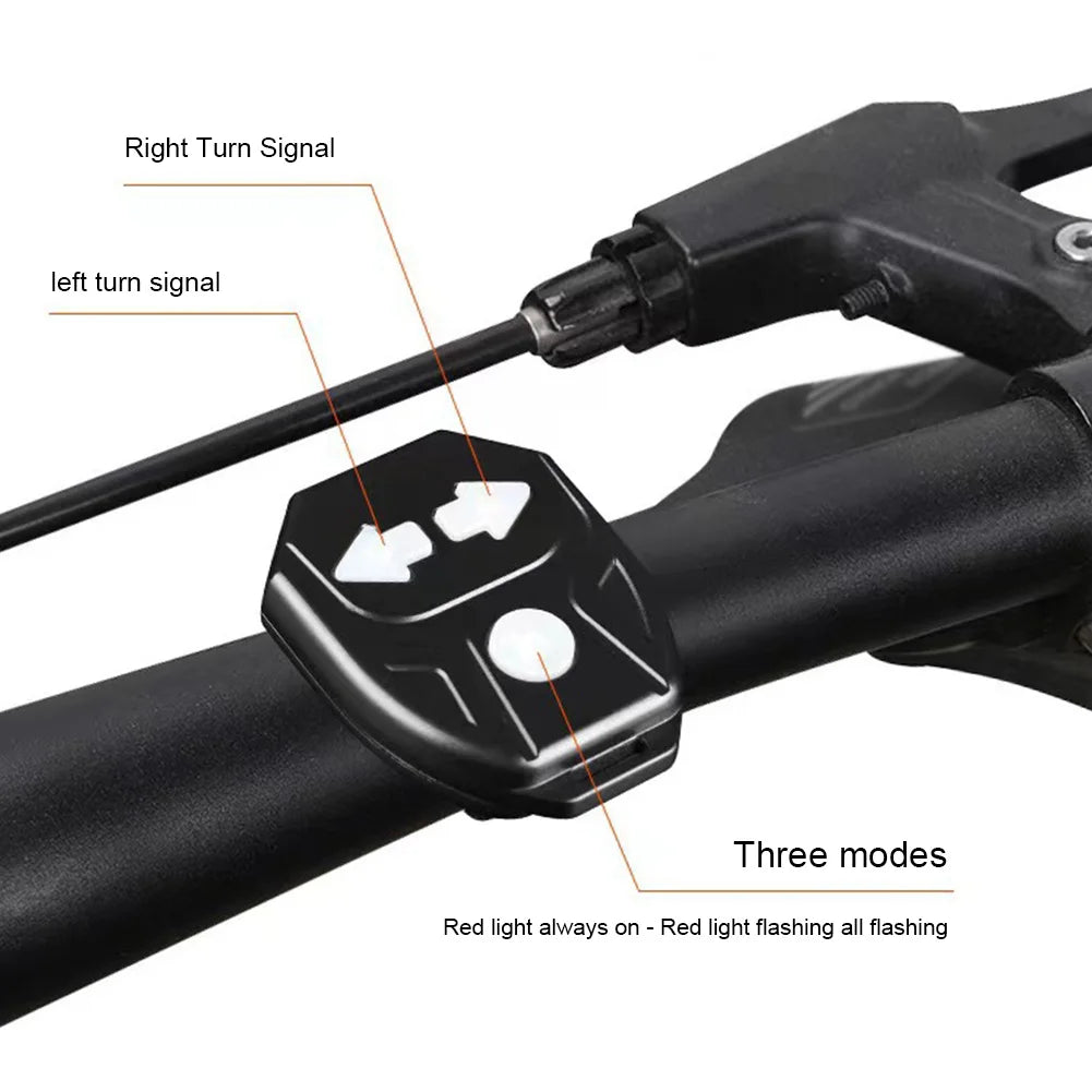 Remote Bicycle Rear Light IPX4 Waterproof Bike Turn Signal Lights 900mAh LED Bicycle Lamp Bike Wireless Remote Control Taillight