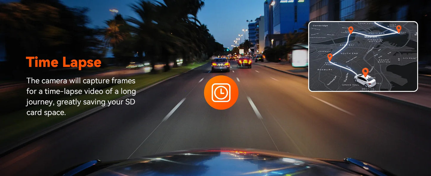 Vantrue S1pro Dashcam 2.7K Front and Rear 5G WiFi 60FPS Hidden Dash Camera HDR Night Vision STARVIS 2 GPS Voice Control