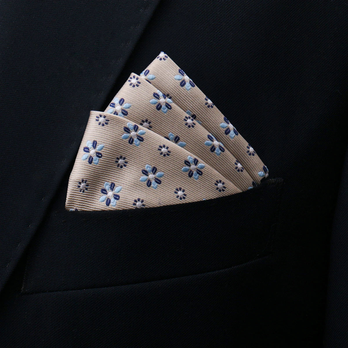 Luxury Men’s Pocket Square Handkerchief. Formal Suit Accessory