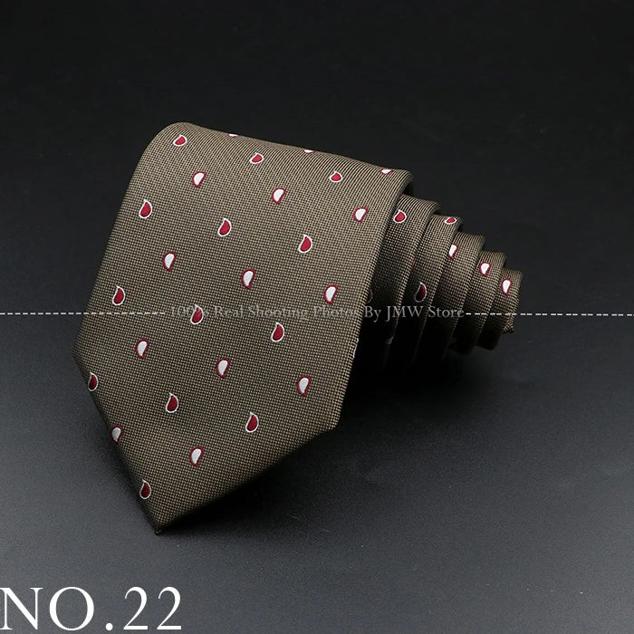 Luxury Paisley Men’s Business Necktie . Wedding & Formal Tie