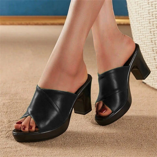 Elegant Open Toe Platform Heel Sandals for Women