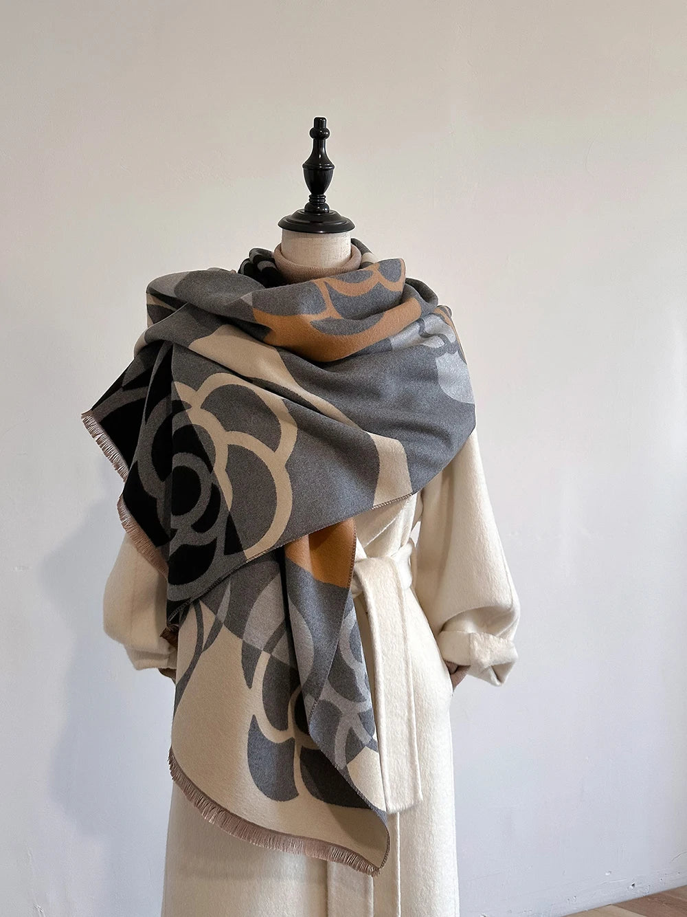 Luxury Winter Cashmere Scarf