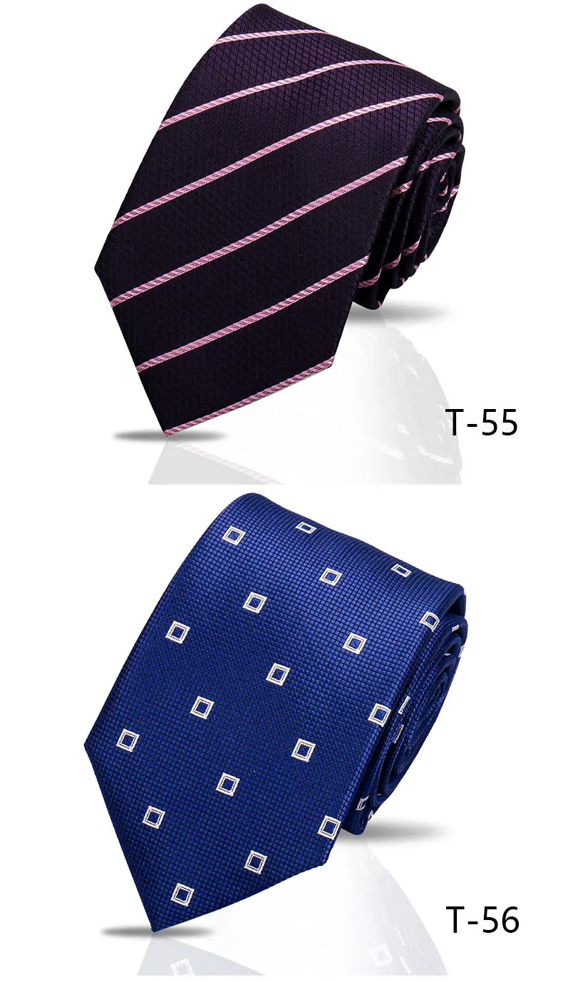 Men's Tie Brand New Fashion Blue Necktie Green Orange Gravatas For Men Paisley Floral Fit Wedding Workplace Slim Dots Wholesale