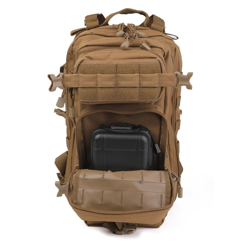35L Tactical MOLLE Backpack with Padded Shoulder Straps