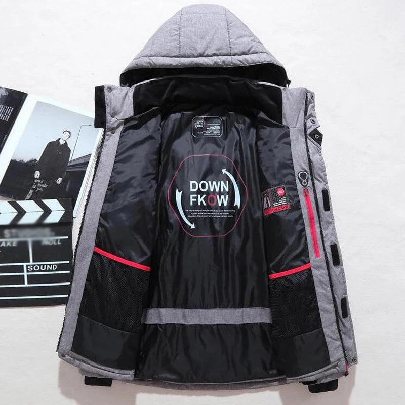Men’s Extreme Cold Weather Duck Down Parka Jacket