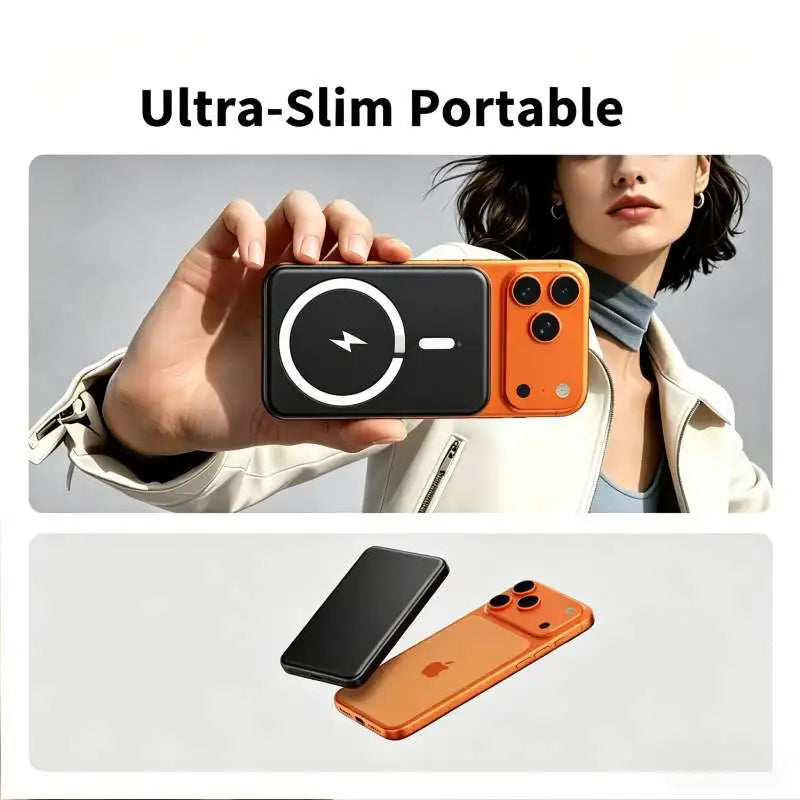 10000mAh Magnetic Wireless Power Bank . 22.5W Fast Charging Portable Charger