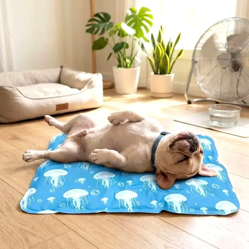 Self-Cooling Gel Pet Mat for Dogs & Cats.Washable Breathable Summer Cooling Pad
