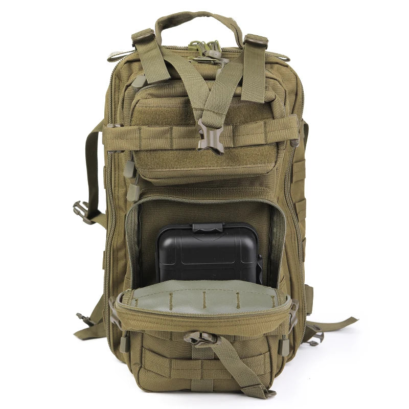 35L Tactical MOLLE Backpack with Padded Shoulder Straps