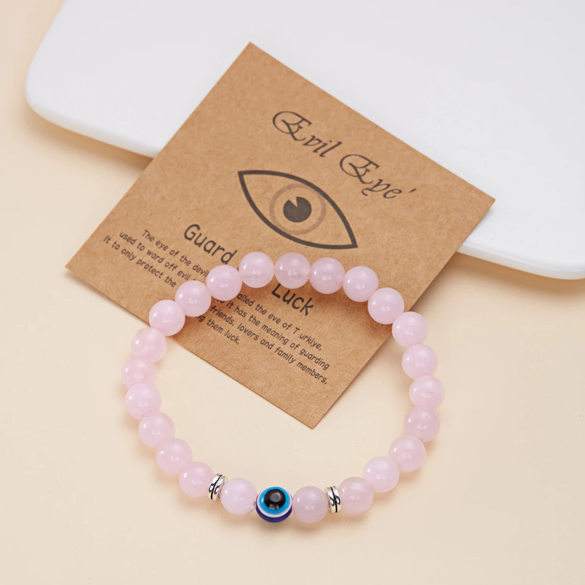 Evil Eye Beaded Bracelet  Multicolor Options