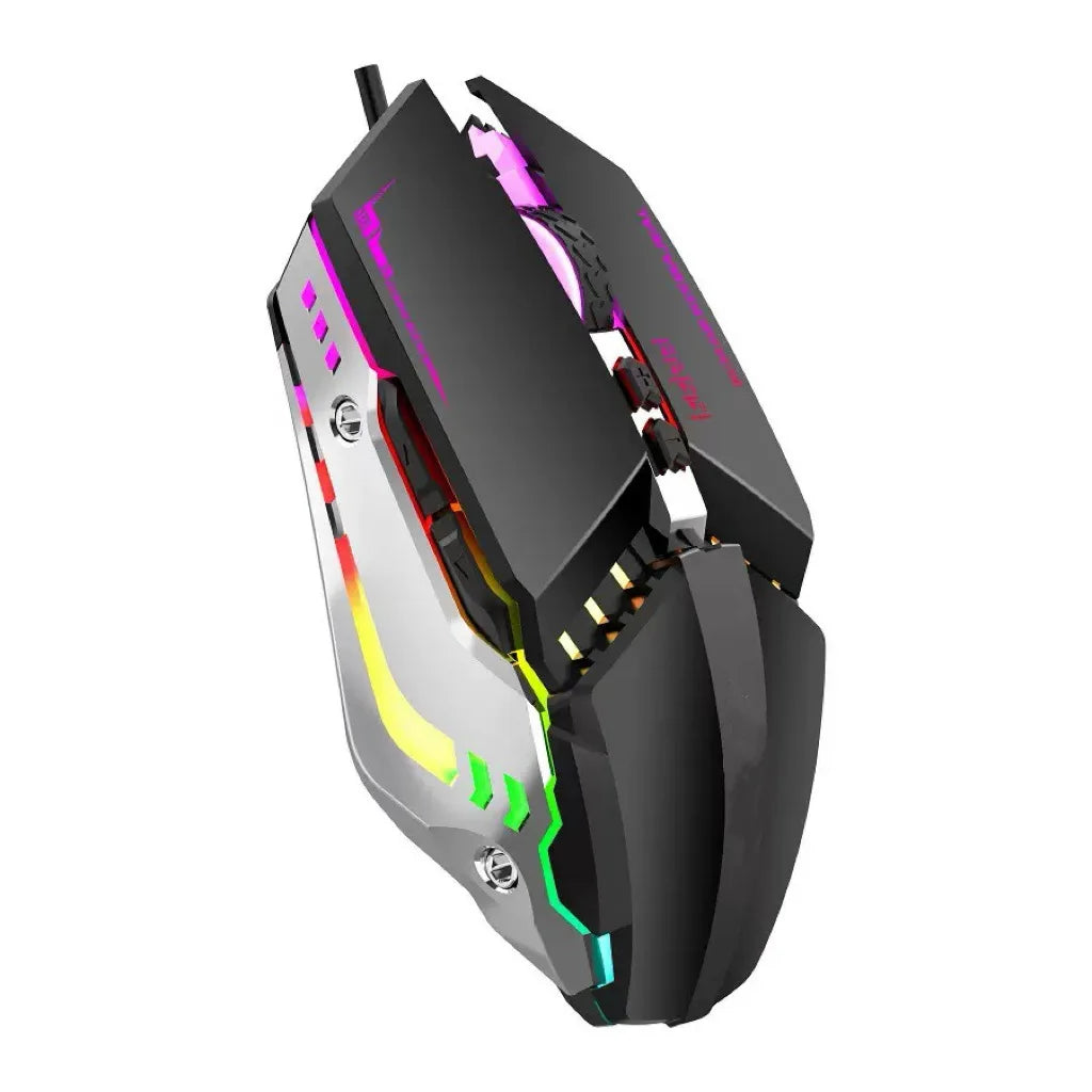 RGB Dual Mode Wireless Gaming Mouse. Rechargeable Ergonomic LED Mouse for PC & Laptop