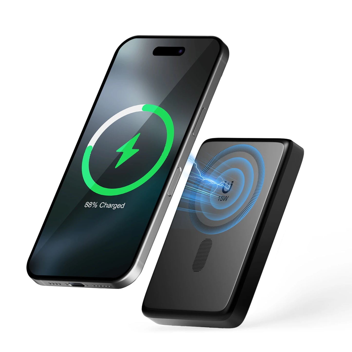 15W Magnetic Wireless Charger Station – Fast Charging Multi-Device Charging Pad for Smartphones & Wireless Accessories