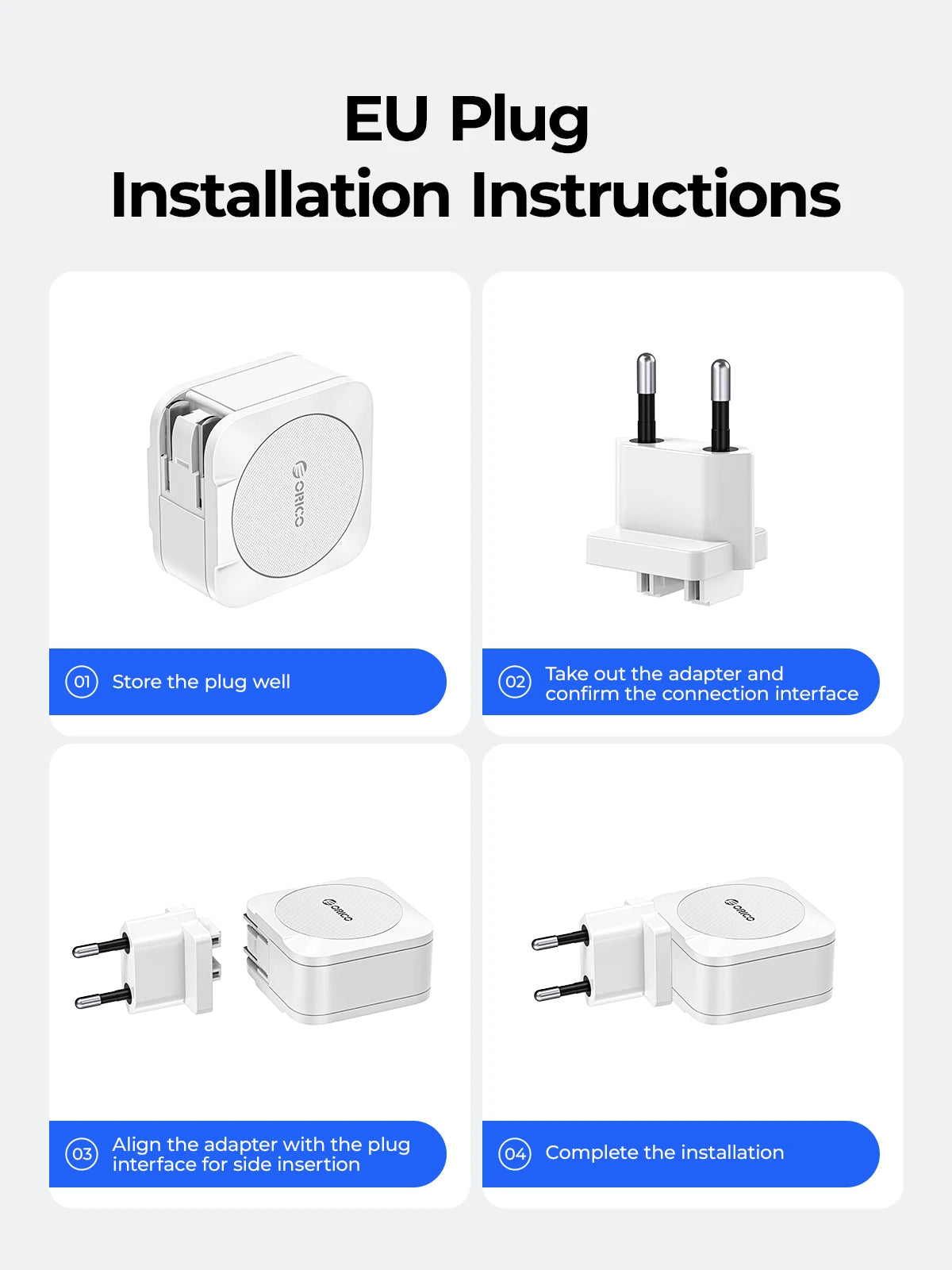 ORICO 65W GaN Charger Fast Charging USB PD Charger Cell Phone Charger Fast Charging Charger Type C for iphone 15/14