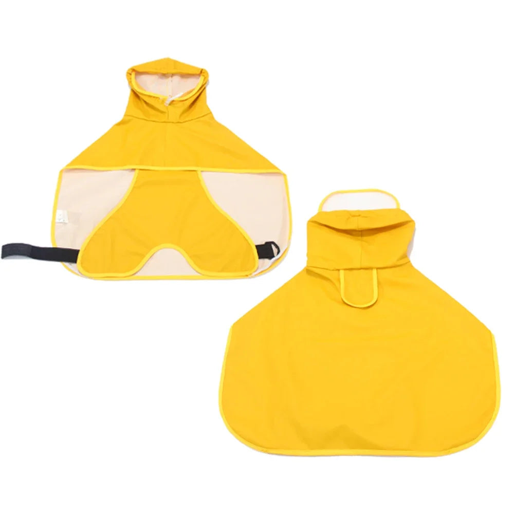 Waterproof Puppy Dog Raincoat with Hood