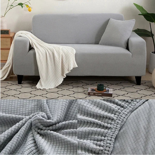 Jacquard Stretch Couch Cover Universal Sofa Covers Dog Cat Pets Friendly Washable Furniture Protector Fitted Sofa Slipcovers