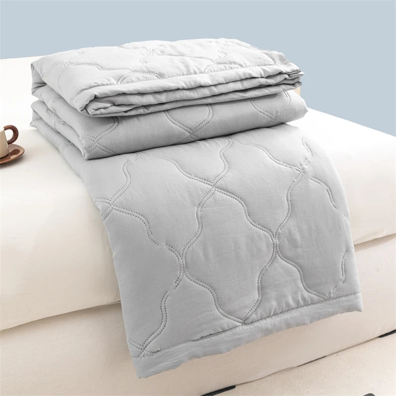 Floral Style Duvet Summer Thin Quilt Skin-friendly Bedspread Air Conditioning Blanket edredones Adults Kids Room Comforter Quilt