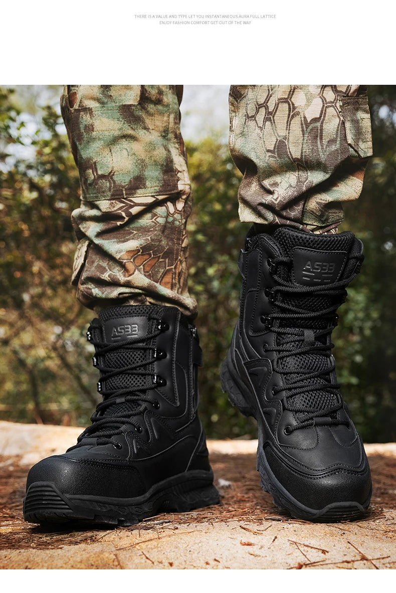 Mens Hiking Boots Combat Walking Casual Tactical Boots