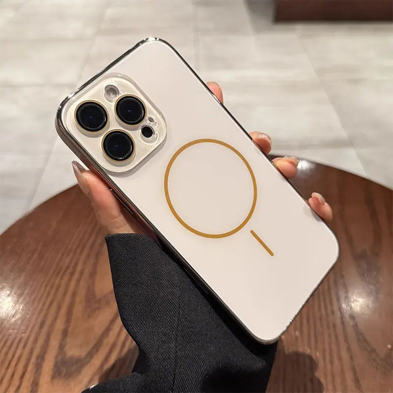 Sleek Magnetic Protective Phone Case with Camera Guard