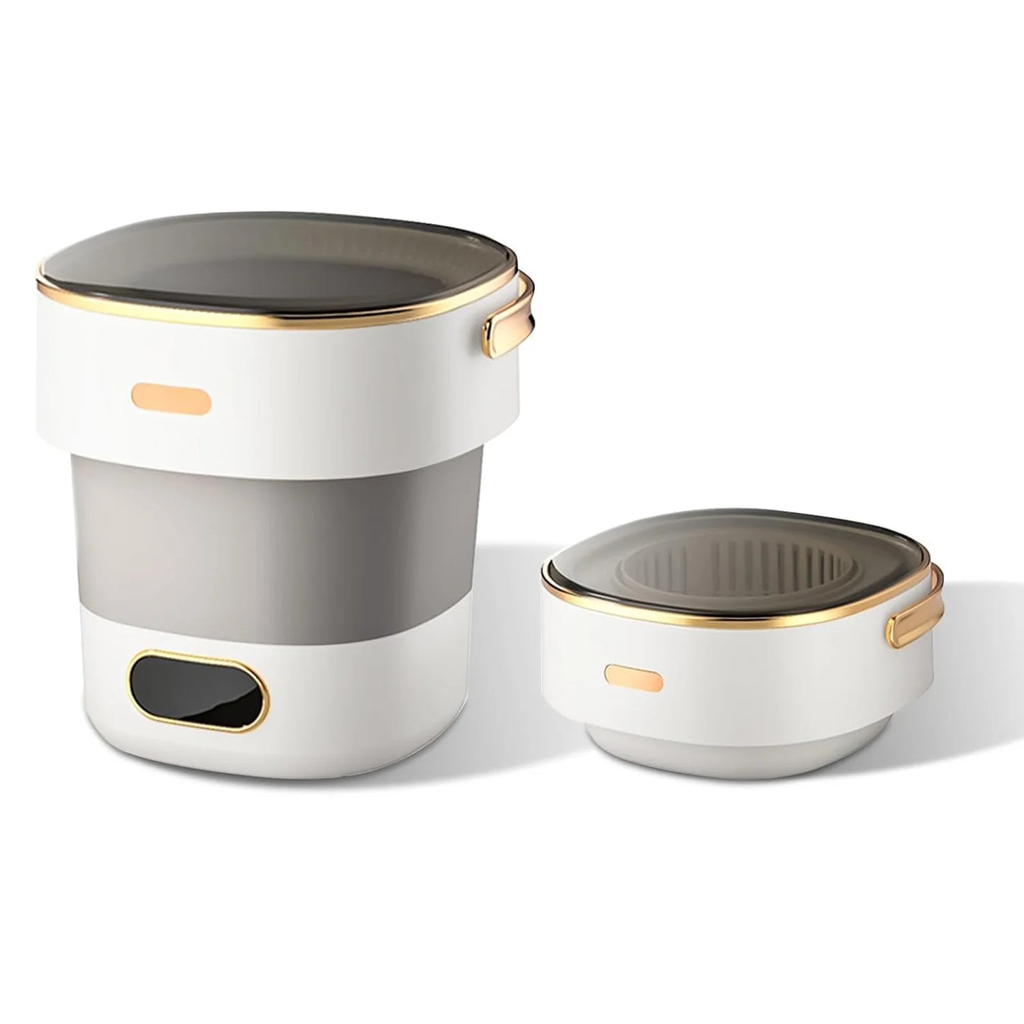 13L Foldable Portable Washing Machine.Mini Washer for Socks, Underwear & Small Laundry
